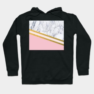 St Lucia striped blush marble Hoodie